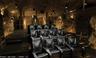 Illustration for article titled Batcave Home Theater is an Ideal Location to Make Out With Catwoman